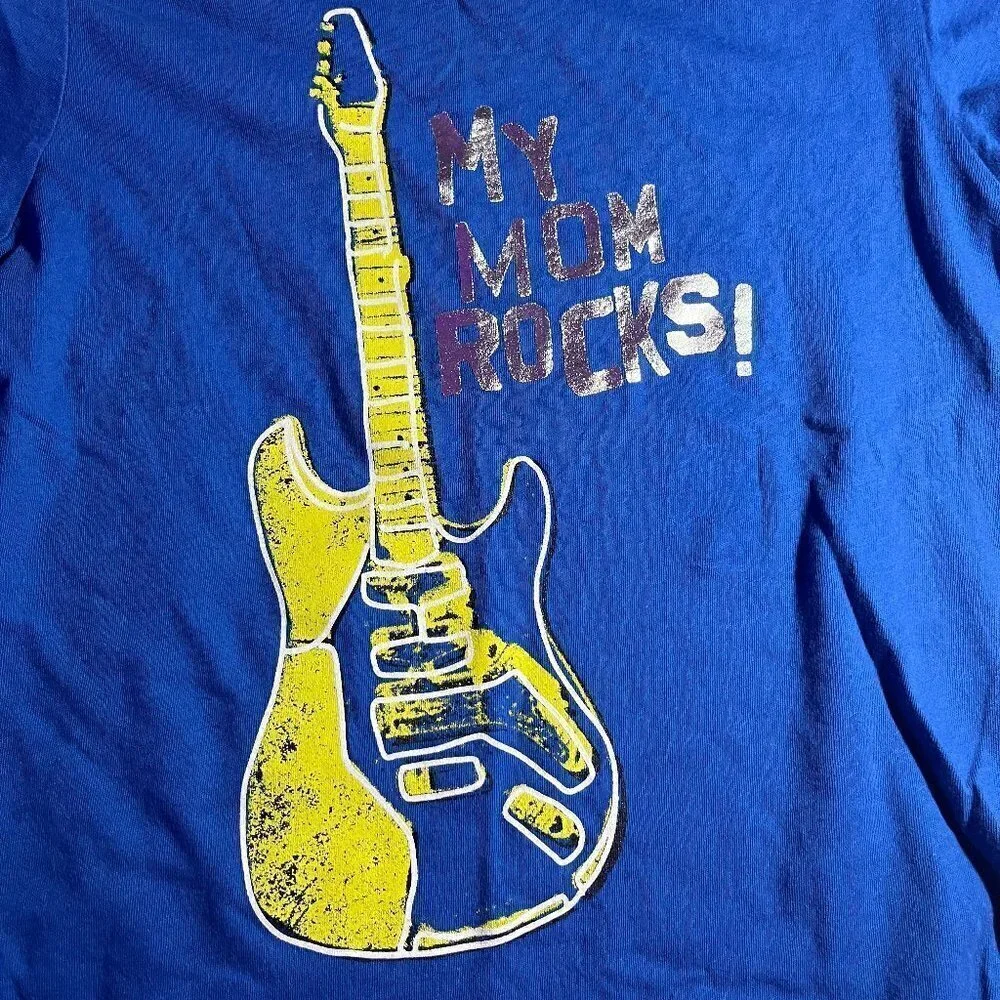 OshKosh B'Gosh Blue My Mom RocksT-Shirt, NWOT
